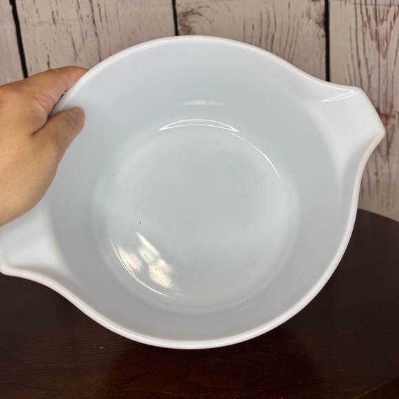 PYREX autumn harvest wheat pattern 1 qt serving bowl Vintage EUC - Picture 8 of 10